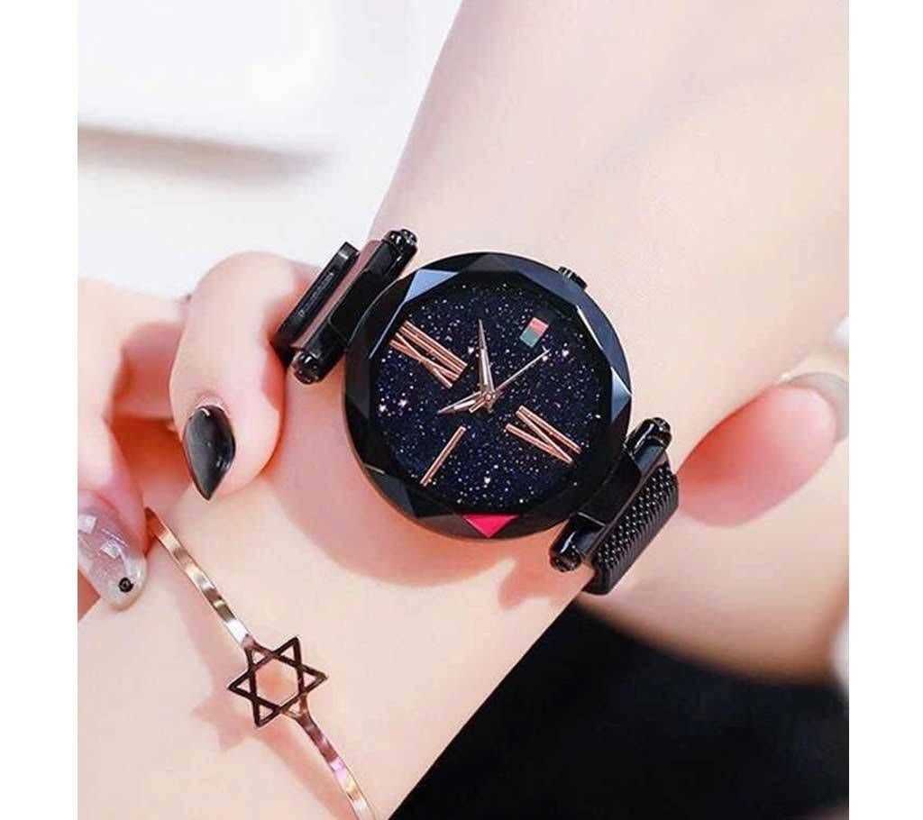 Dior High Quality Magnet Analog Watch for Women - Black 03
