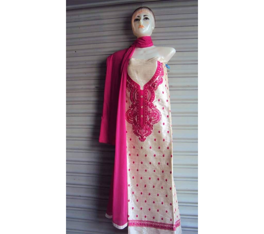 Unstitched Tosor Salwar Kameez 