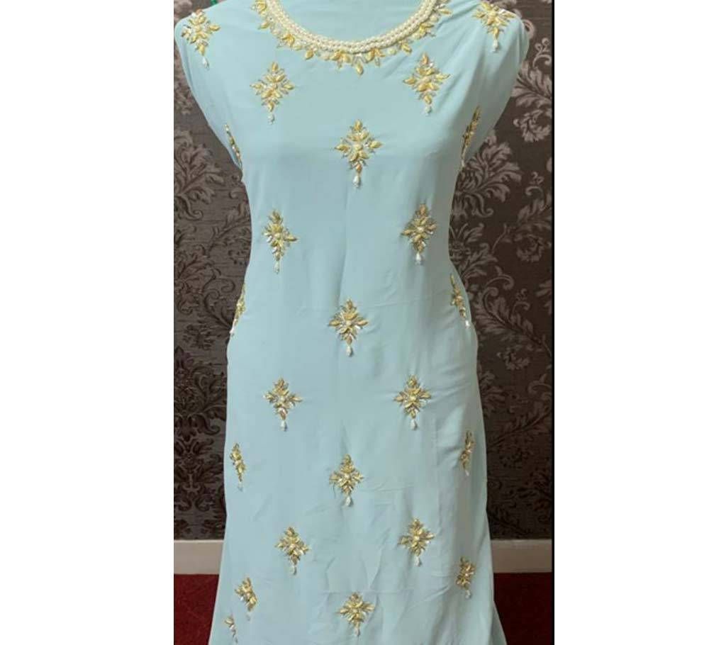 Unstitched karchupi single piece
