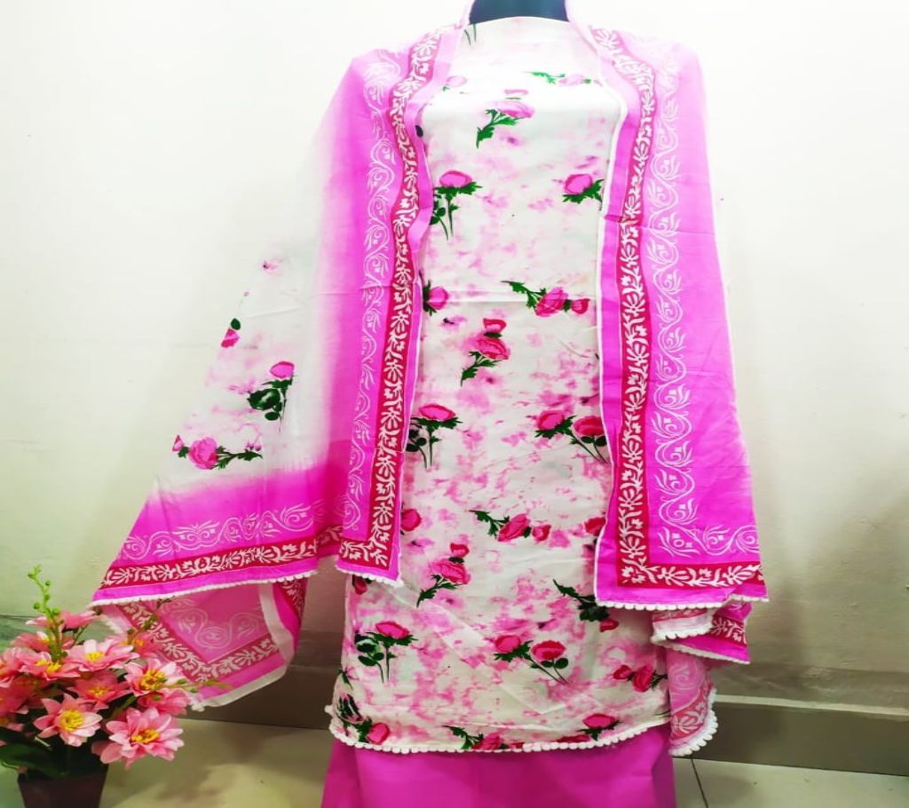 Skin Print Cotton Four Piece 122
