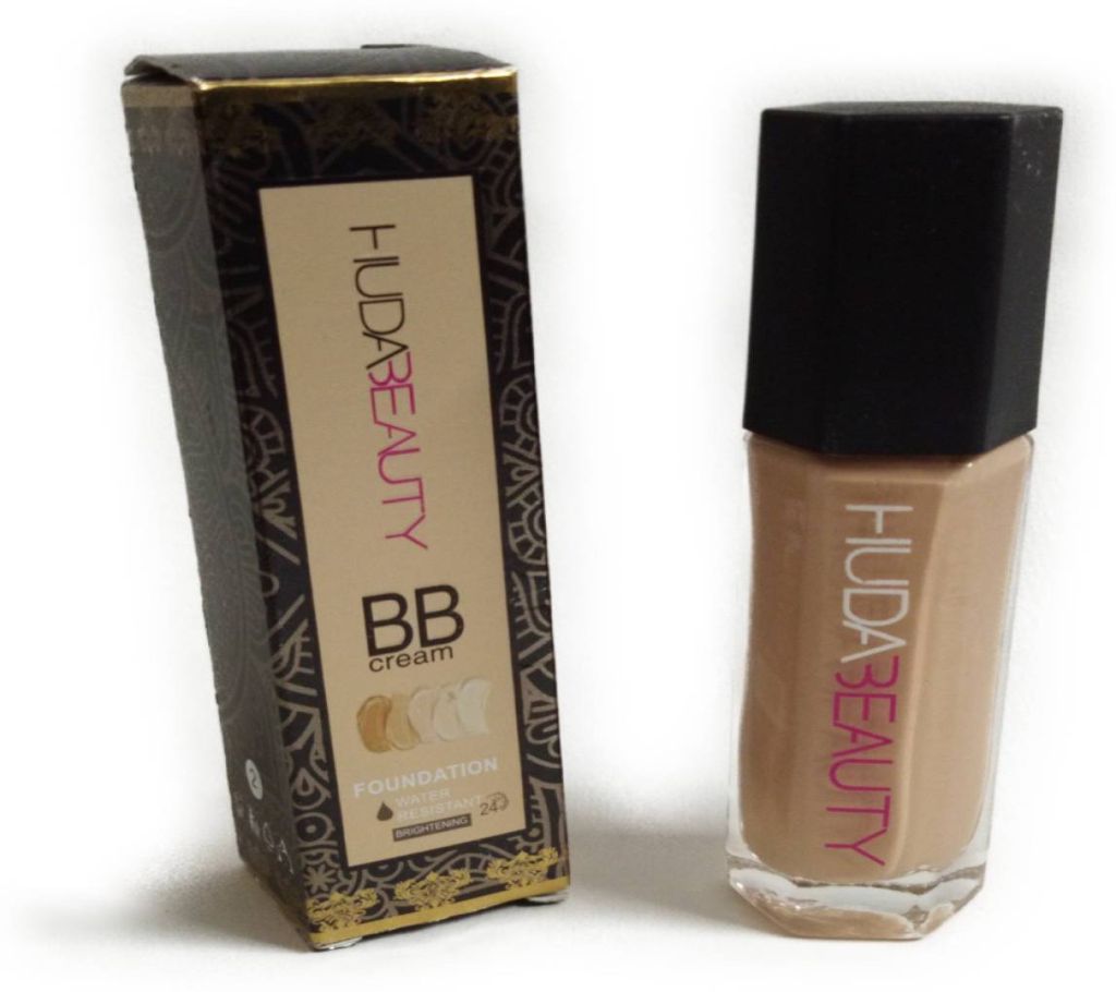 Huda Beauty BB Cream Foundation Water Resistant 24 hrs. Foundation (Beige, 15 ml) Tone 01