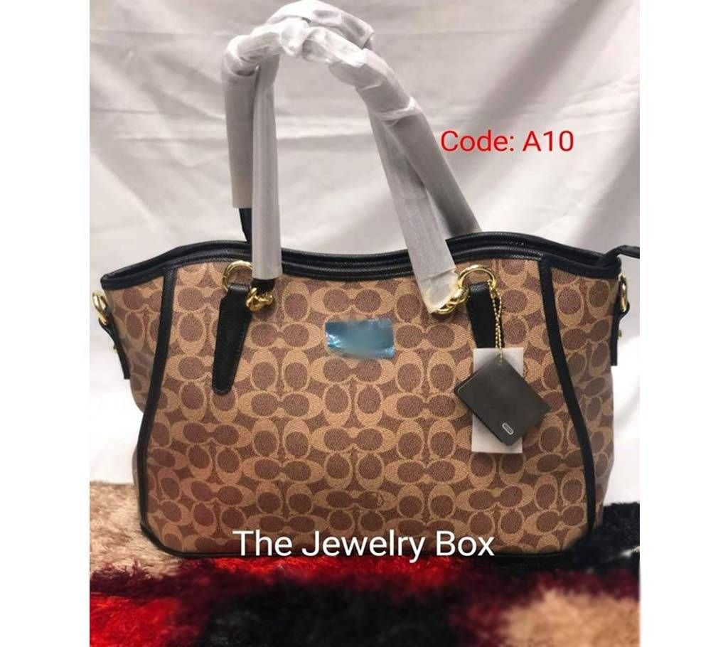 COACH Ladies Hand Bag Pure Leather (Copy)
