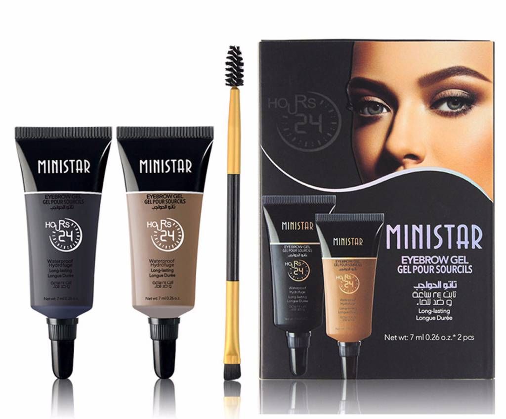 Ministar 2 Colors Waterproof Eyebrow Gel