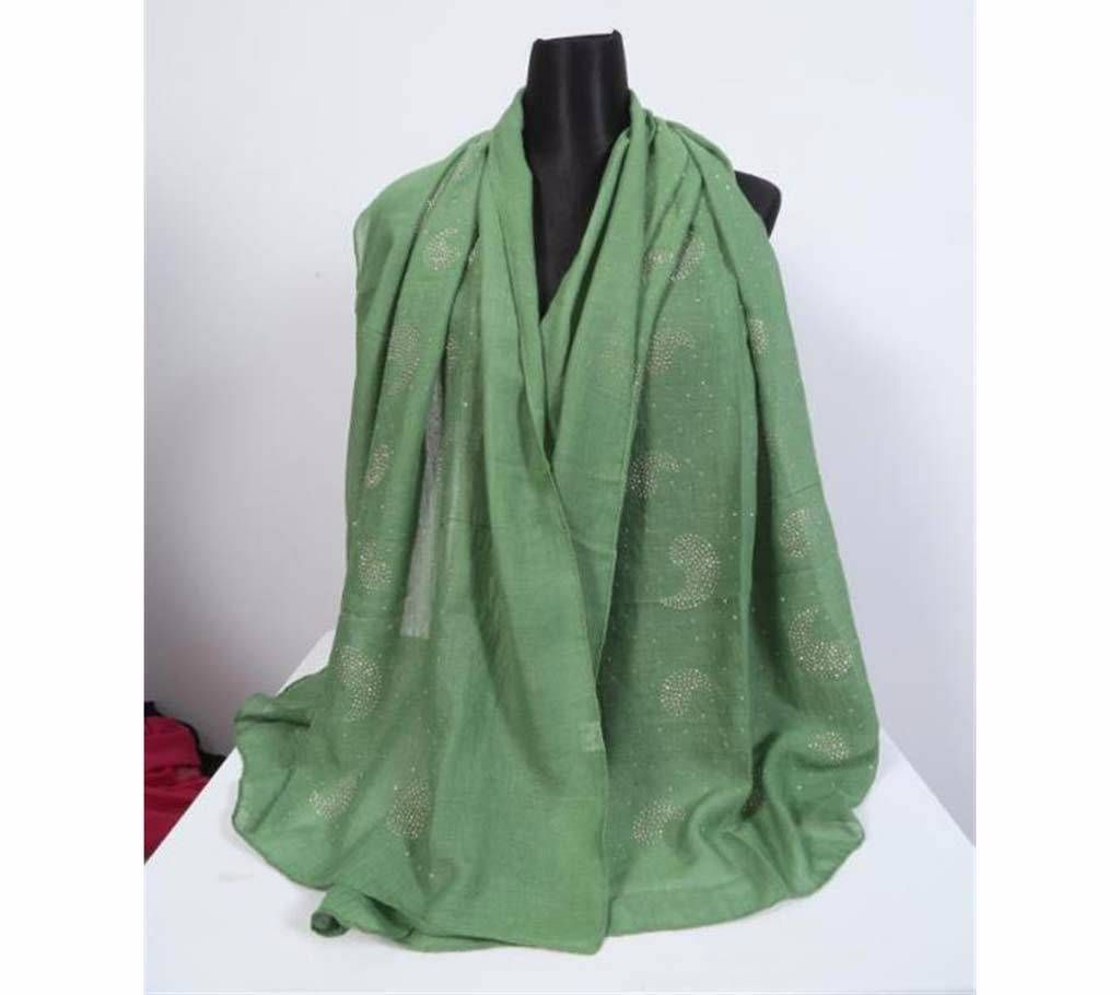 Green Cotton Hijab