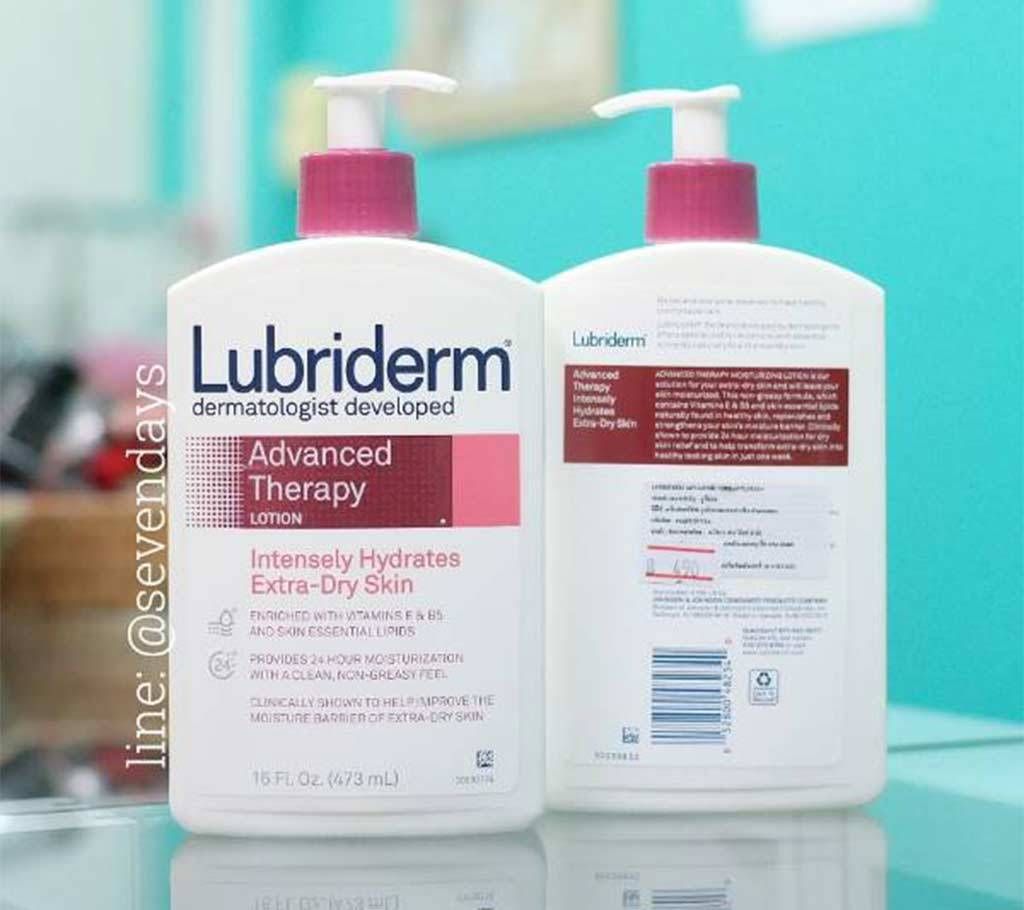 LUBRIDERM body lotion with free gents body spray 