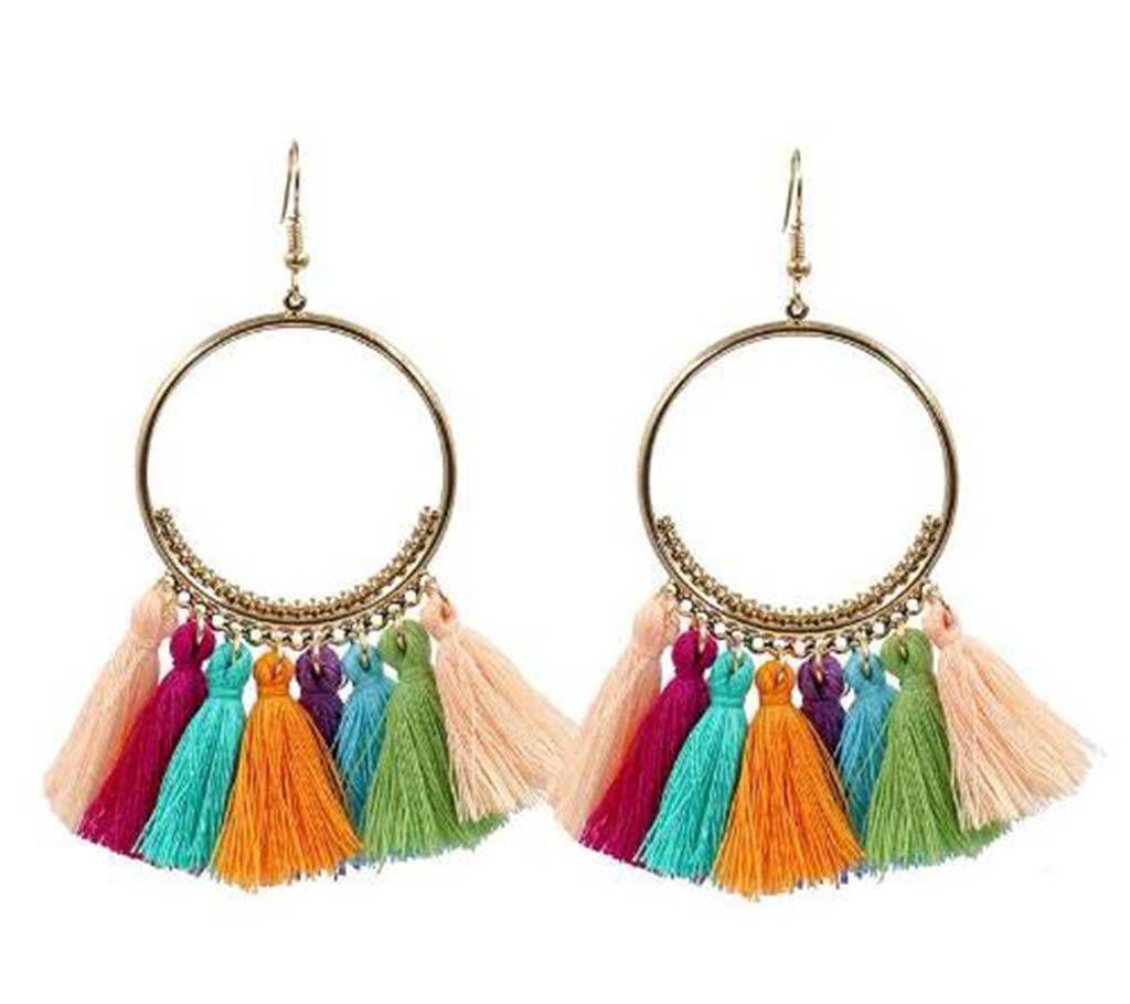 Tassel Multi-color Earrings 