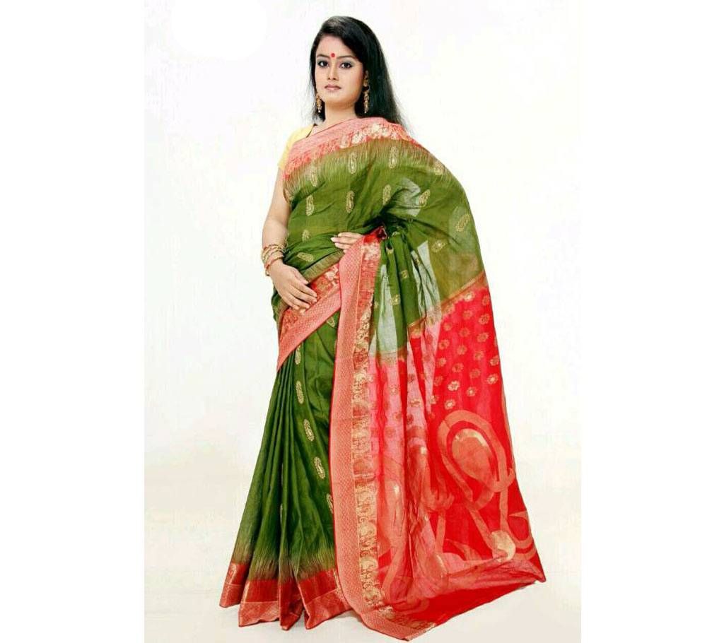  Maslice Cotton Shree with Blouse Piece