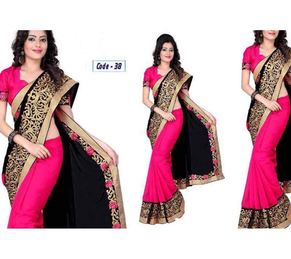 Exclusive designer Georgette sharee