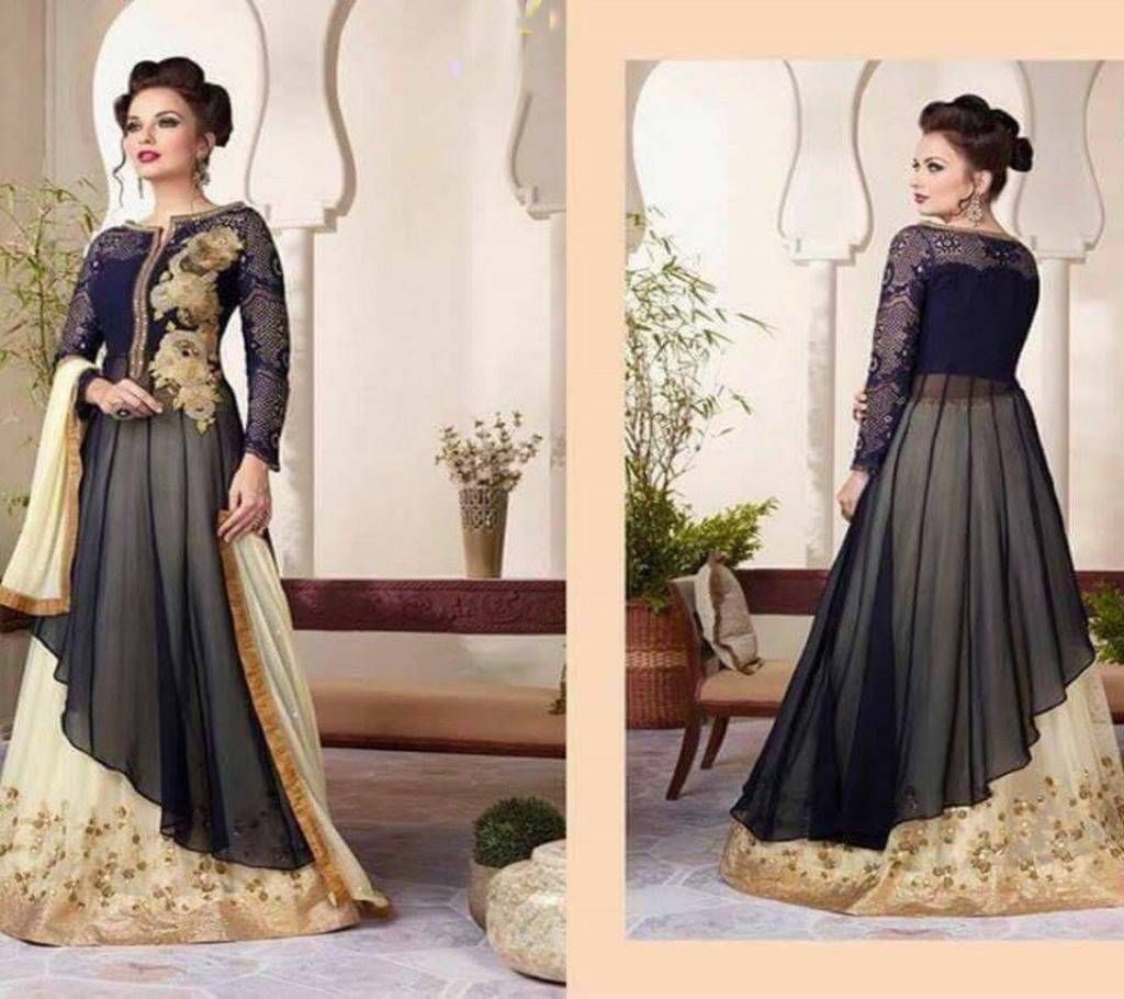 Georgette With Embroidery Work