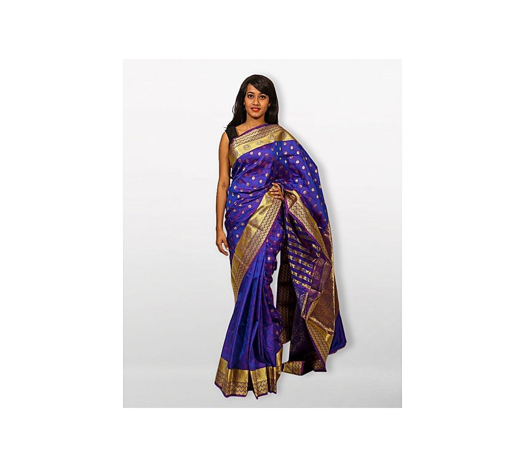 Sareen Kataan Kanchipuraam Saree - Purple