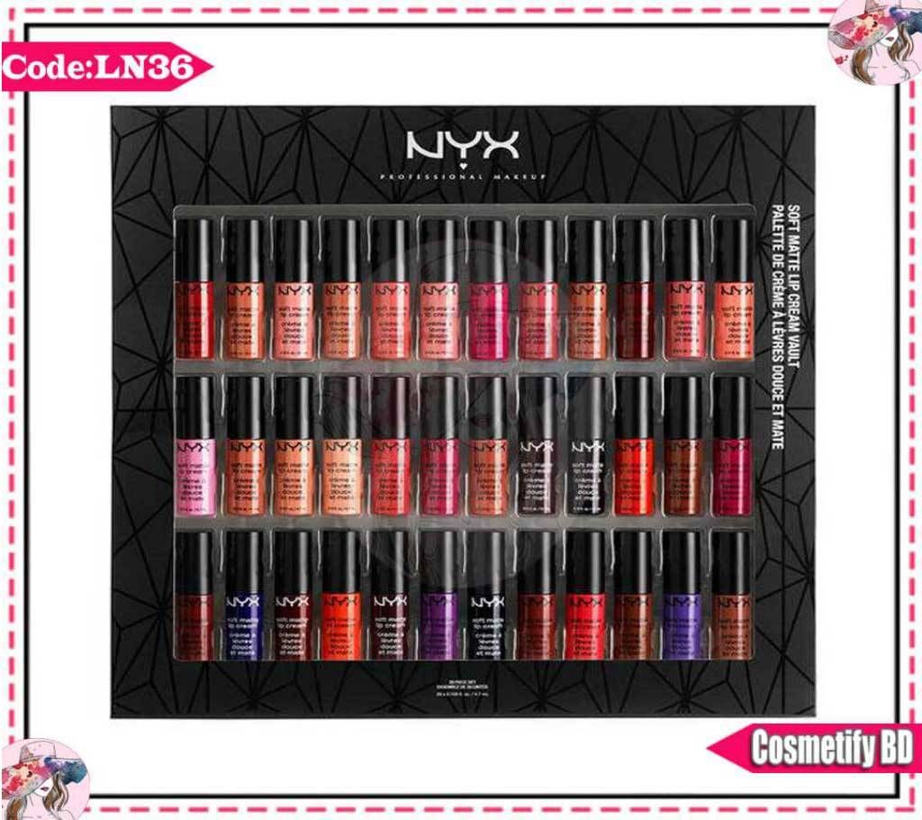 NYX 36 Soft Matte Lip Creams