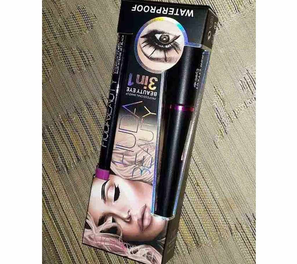 HUDA BEAUTY – Beauty Eye 3 in 1 (Eyeliner, Mascara) GER