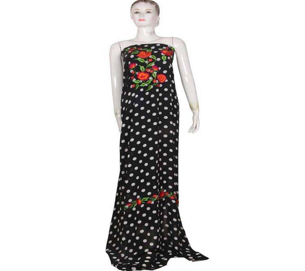 Unstitched Cotton Embroidery One Piece Kameez