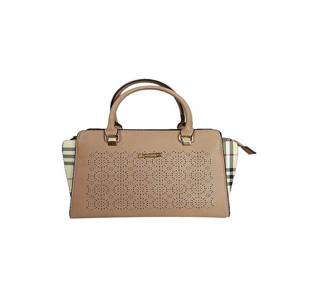 Ladies BROWN SYNTHETIC HANDBAG