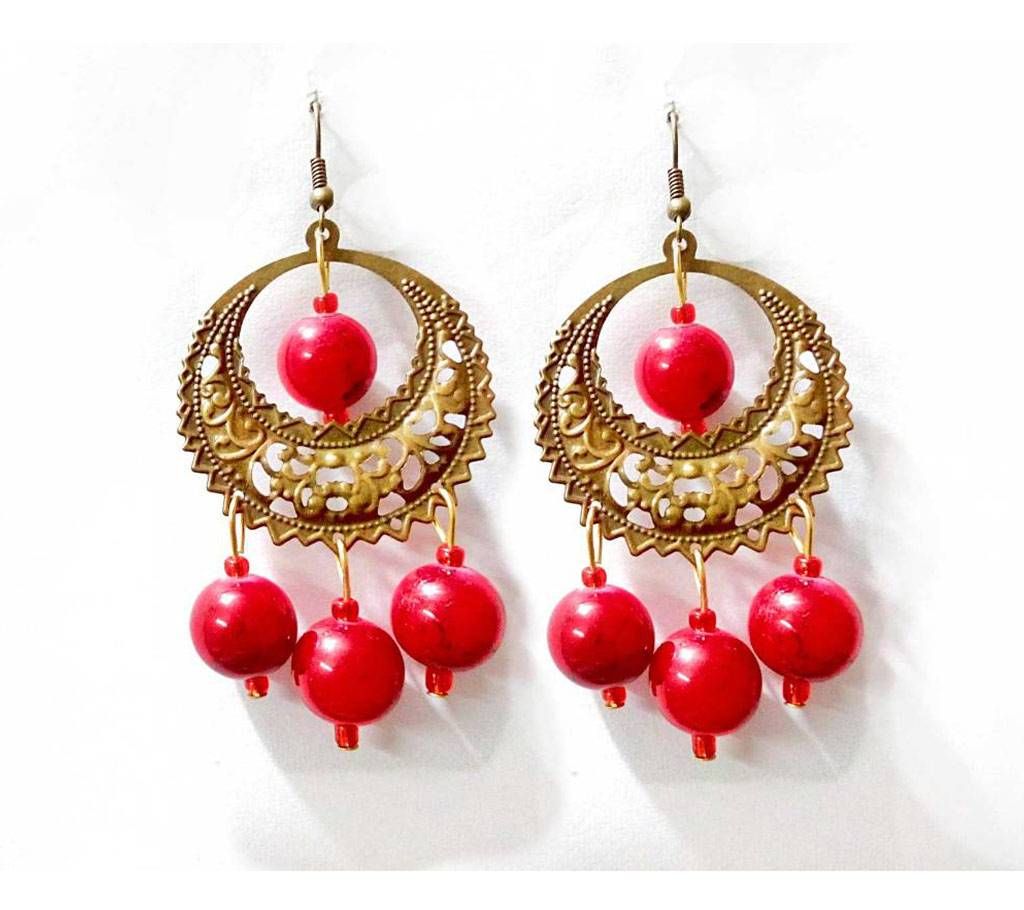 Red Fashion Earring