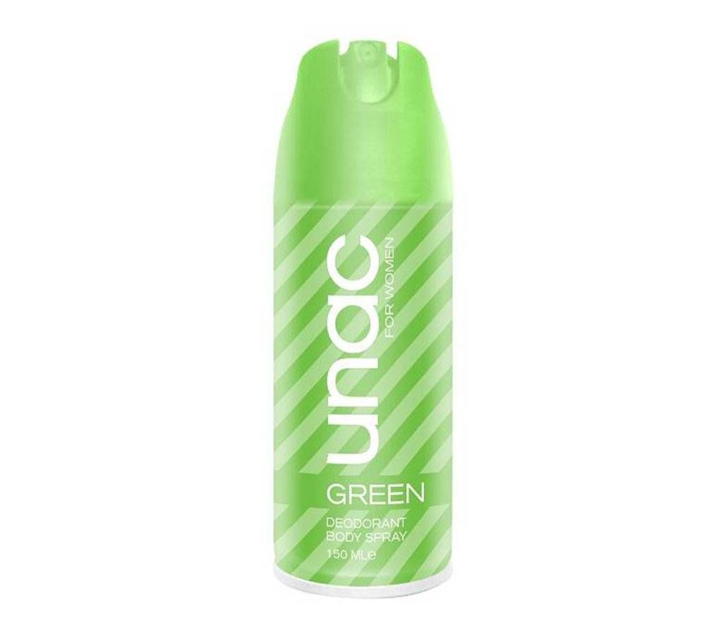 UNAC Green Deodorant Body Spray - 150ml Turkey