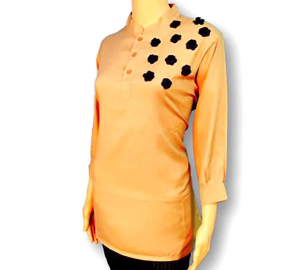 Stitched Ladies Cotton Short Kurti