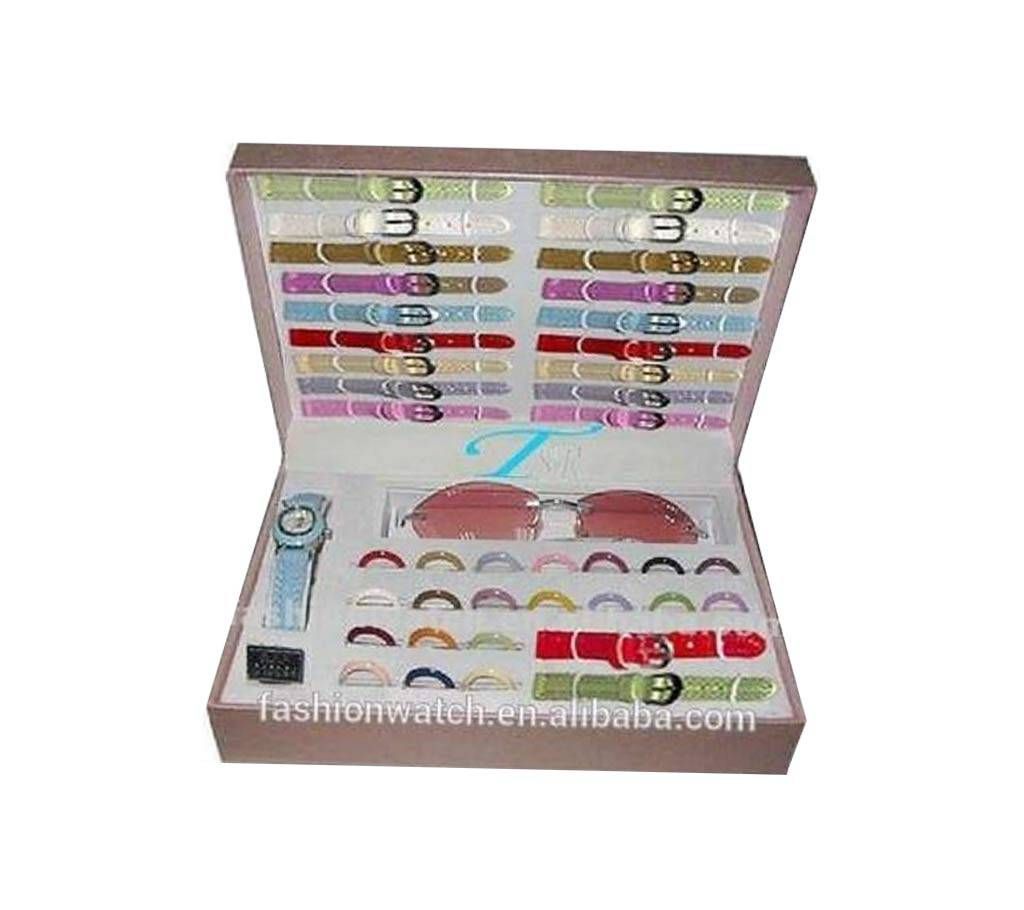 21 IN 1 Changeable Dial Ladies Watch-959