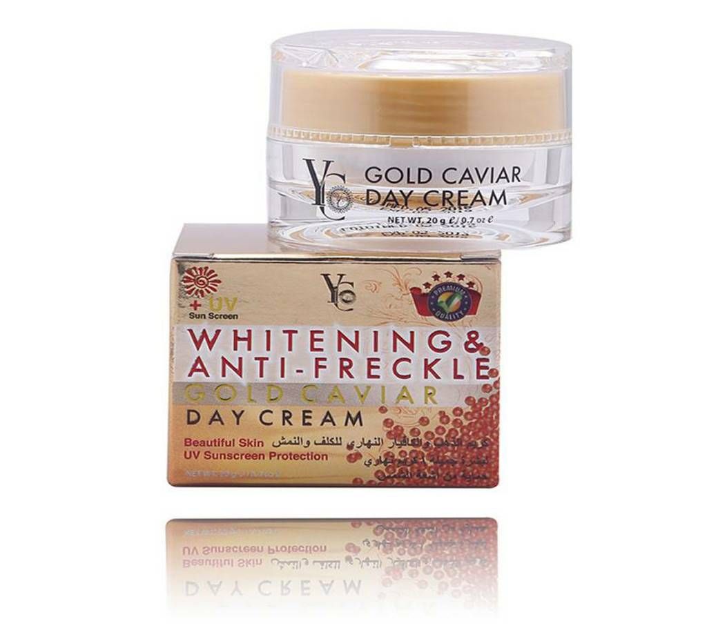 Whitening & Anti-Freckle Gold Caviar Day Cream 20gm - Thailand 