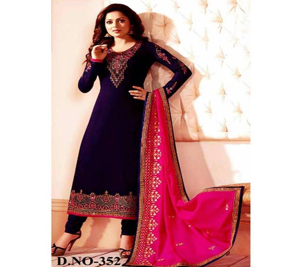Unstitched Georgette Salowar Kameez Copy