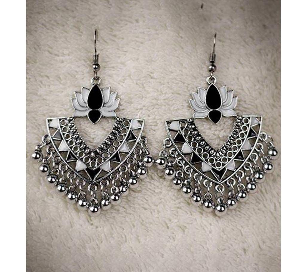 Silver, black Earrings For Women Fashion Earring jewelry