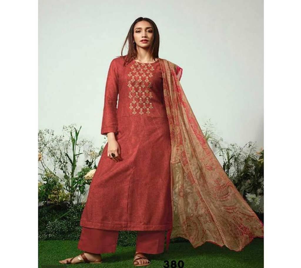 Itrana Harmony - 380 Unstitched Cotton Three-piece