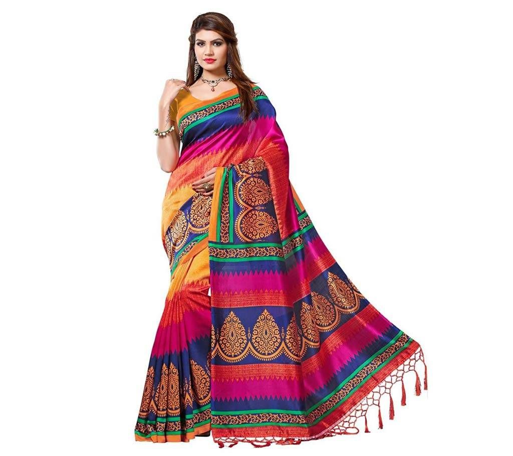 Designer Art Silk Saree with Blouse Piece