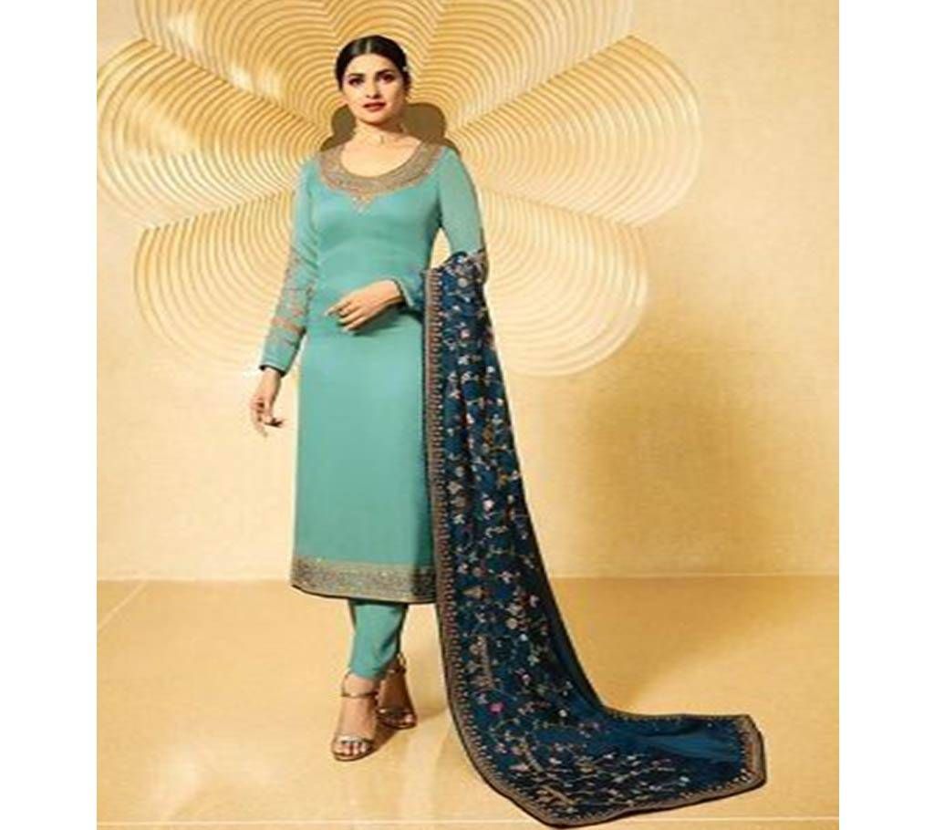 Vinay kaseesh Dua Unstitched Georgette Three Piece 