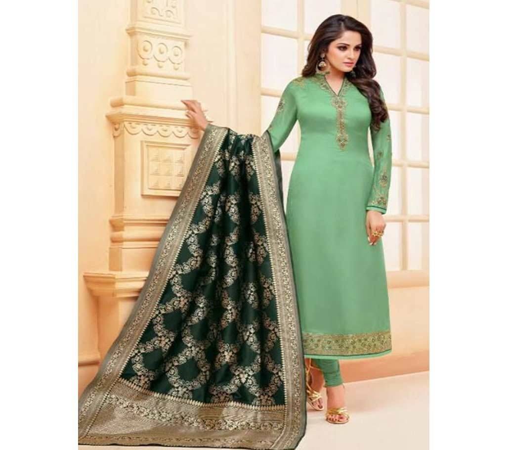 Meera Trendz Zisa Vol 54 Hit List - 10285 - Sea Green Unstitched Three Piece - Copy (Code-SU791)