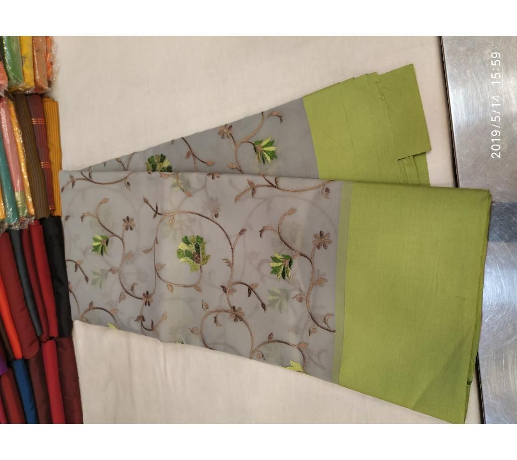 Maslin saree