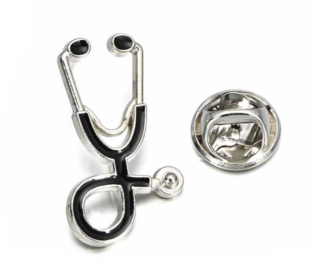 Cute Medical  Enamel Stethoscope Doctor Nurse Brooches Pin Coat Lapel Badge