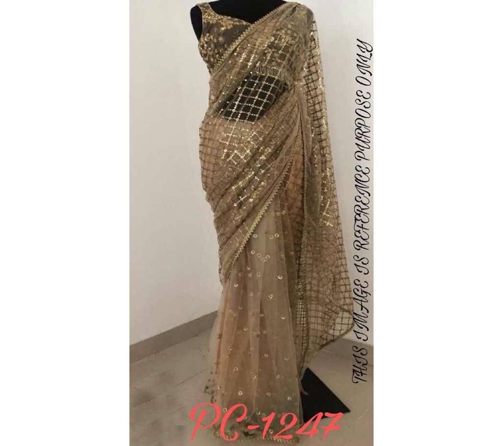 SOFT MONO NET SAREE  