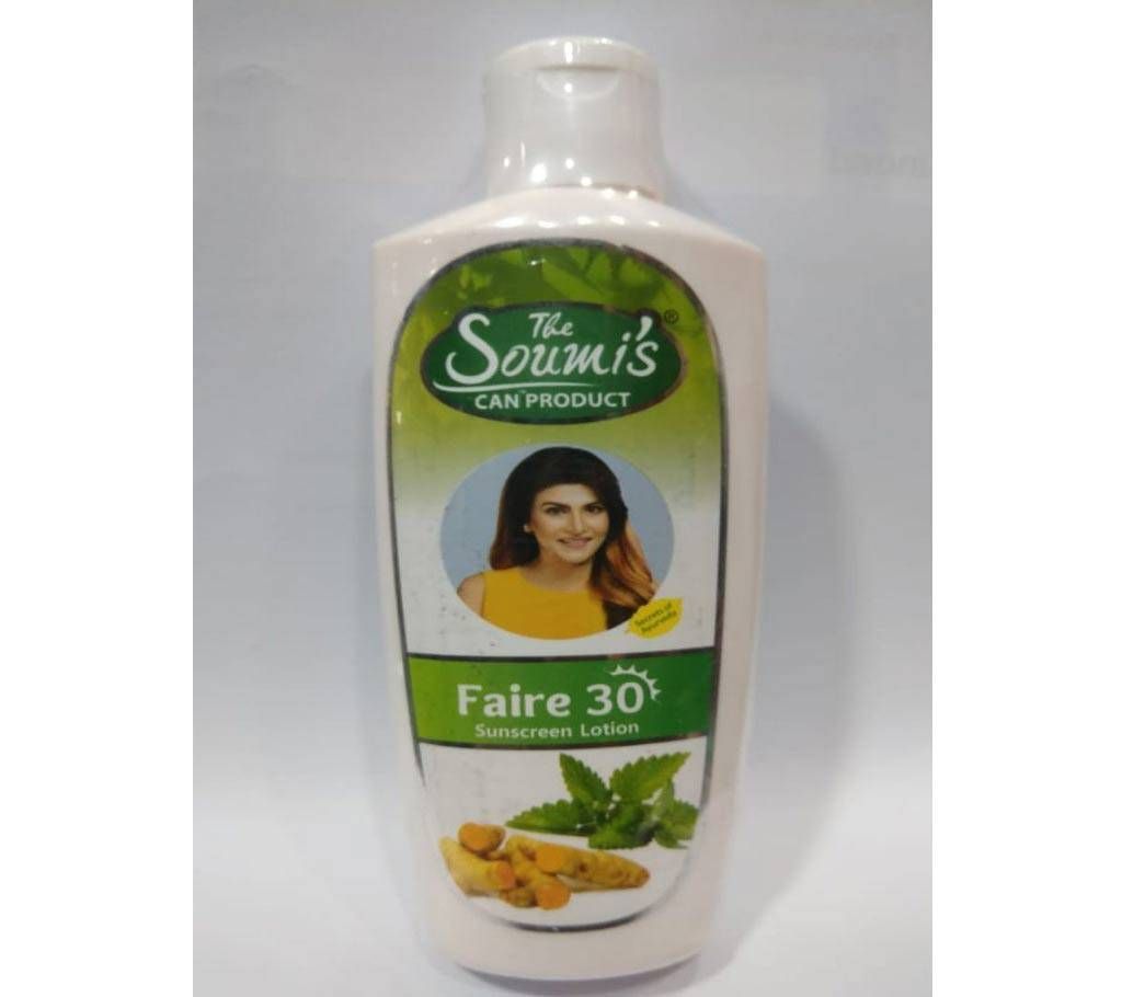 Soumis faire 30 sunsreen lotion