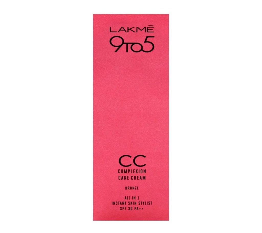 Lakme 9 To 5 CC Complexion Care Cream SPF-30 Bronze 30gm