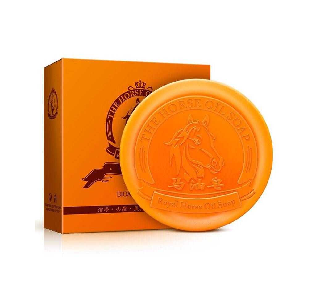The horse oil soap-80gm-China 