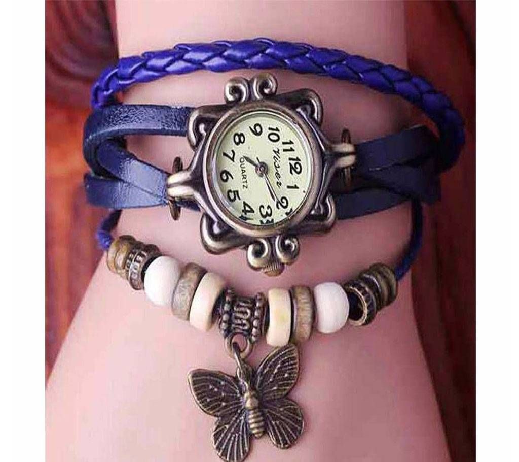 Blue Bracelet watch for ladies