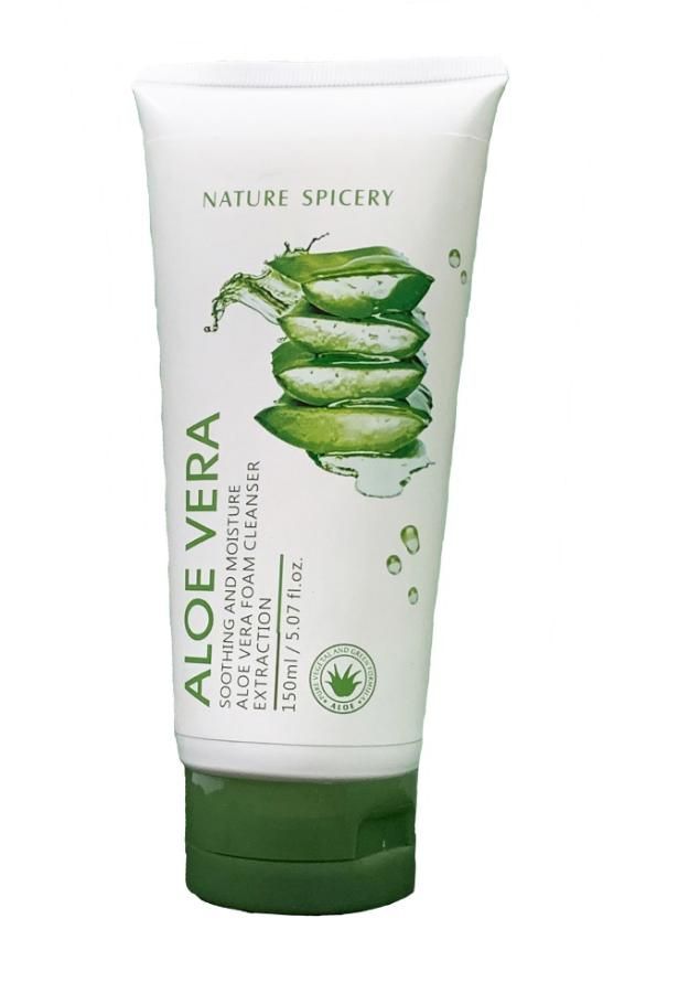 Nature Spicery, Aloe Vera, Soothing Moisture Aloe Vera Foam Cleanser  109 SLZ