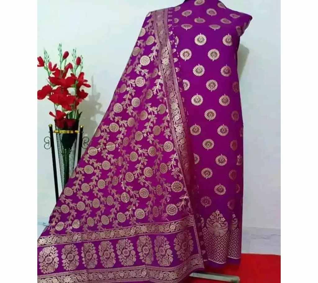 Katan Skin Print Cotton Shalwer Kameez for Women-10