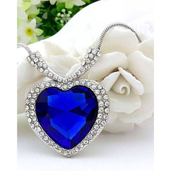Titanic Heart Shaped Necklace - Silver