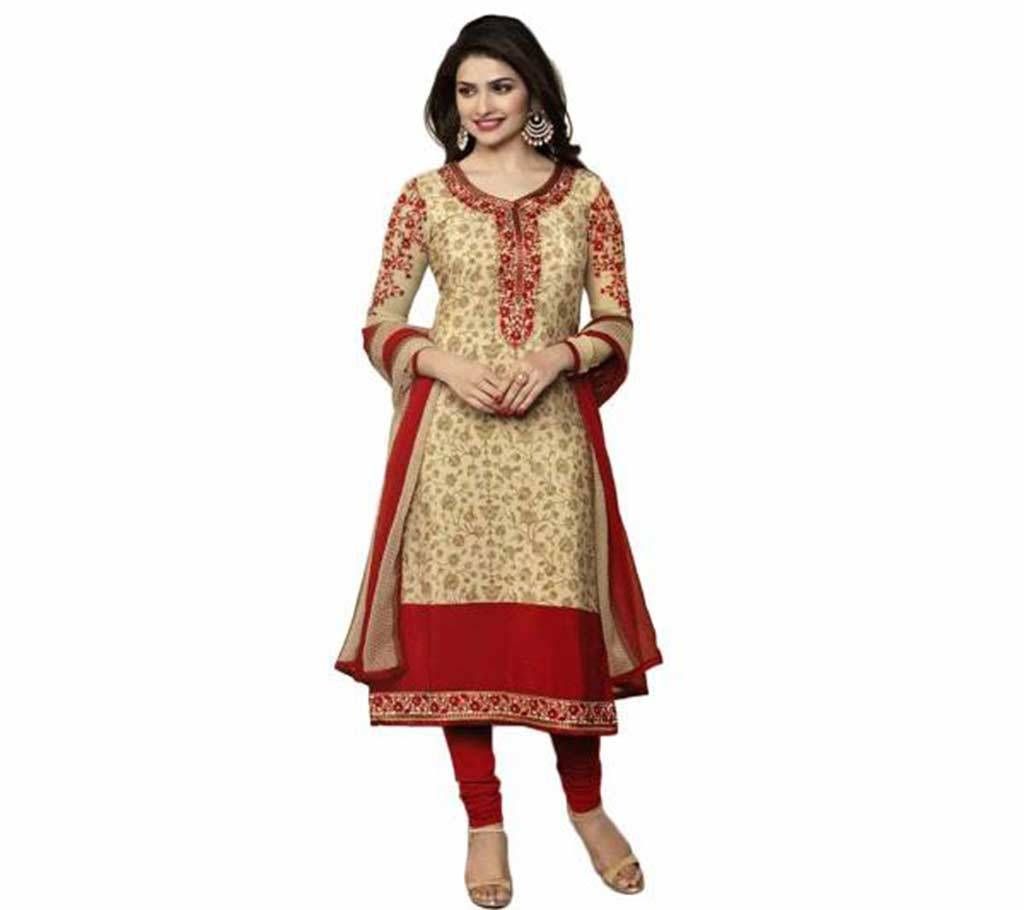 un stitched satin embroidery three piece-copy 