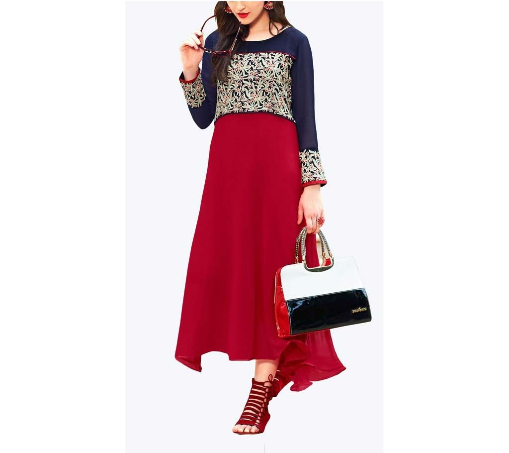 Stitched Elegant Georgette Long Kurti