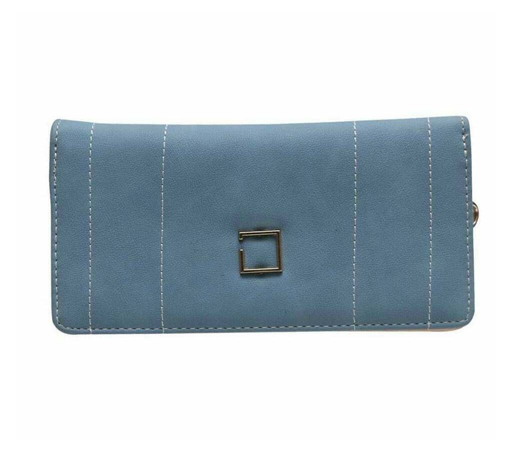 sky blue hand purse