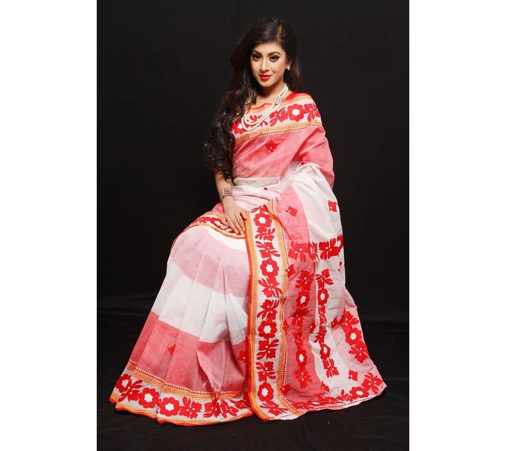 Two shade pure cotton sharee