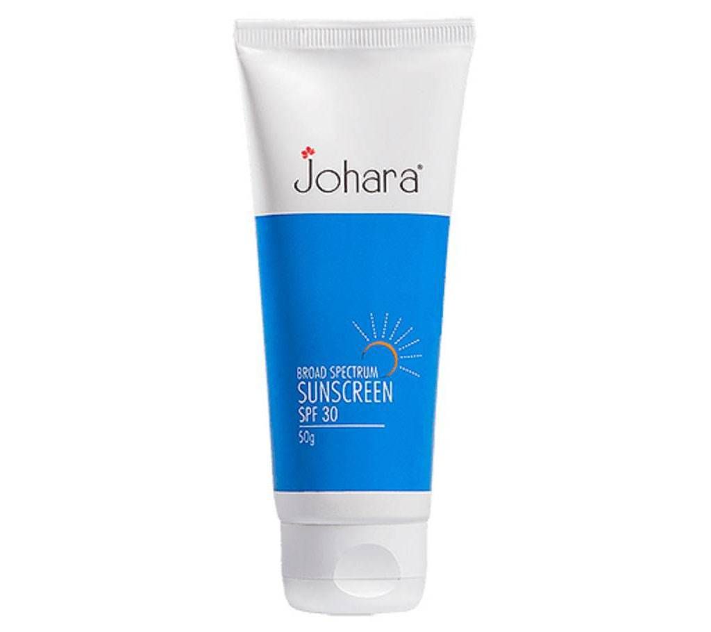 Johara® Broad Spectrum Sunscreen SPF 30 (India)