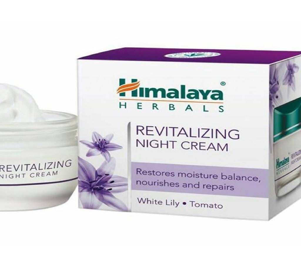 Himalaya Herbals Revitalizing Night Cream - 50g -  India