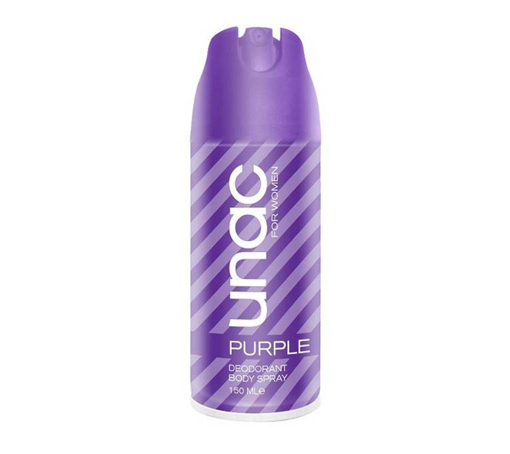 UNAC PURPLE Deodorant Body Spray - 150ml Turkey