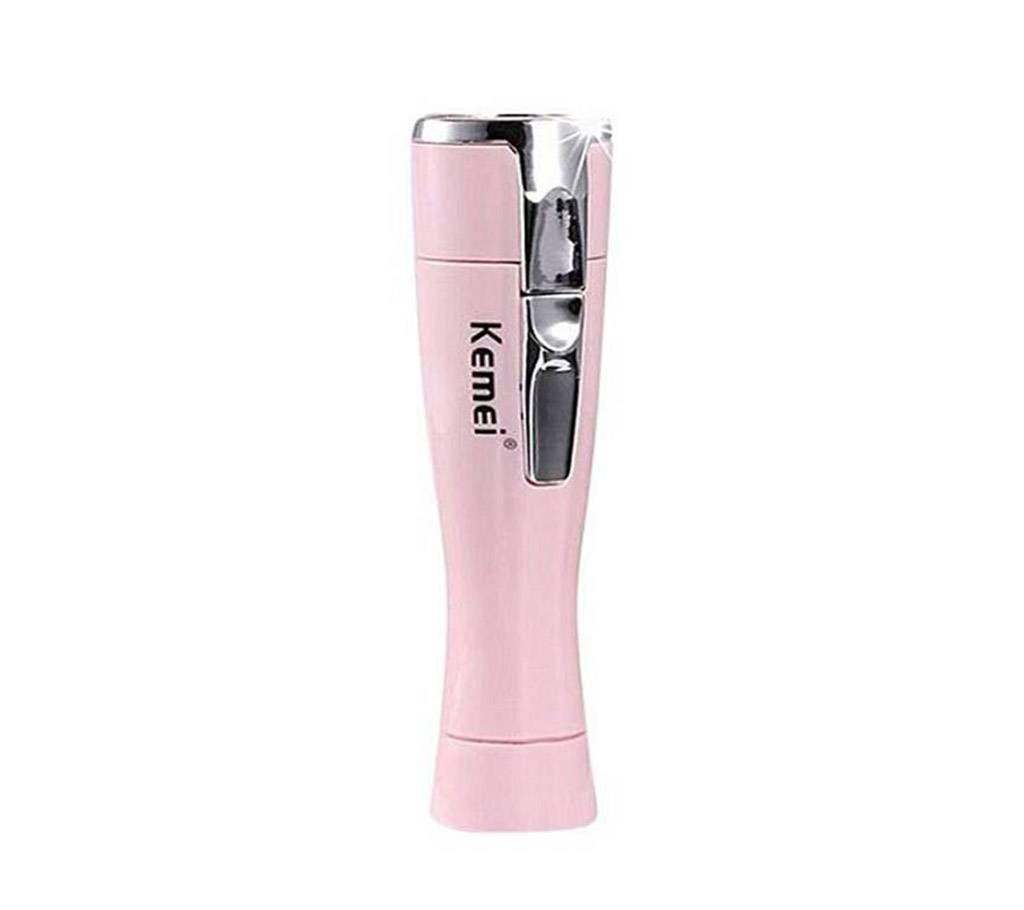 Kemei Lady Mini Electric Shaver Hair Remover KM-1012 - Pink