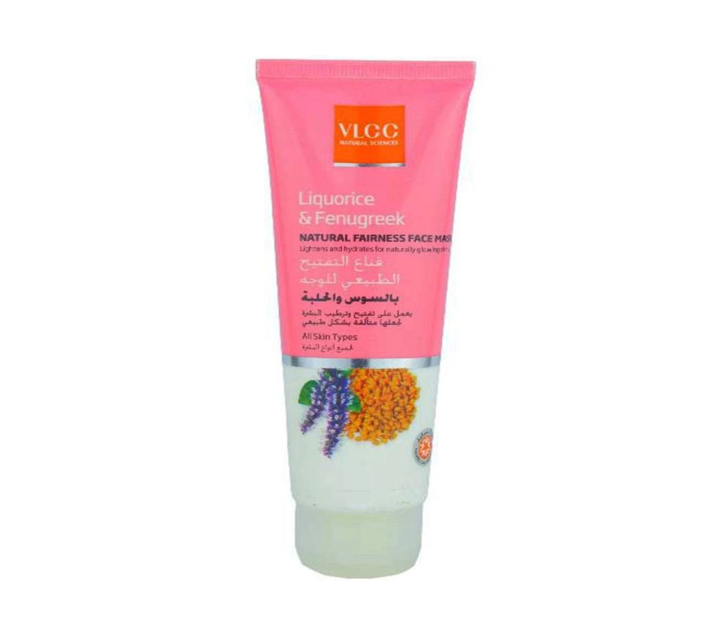 VLCC Liquorice & Fenugreek Natural Fairness Face Mask -75ml India