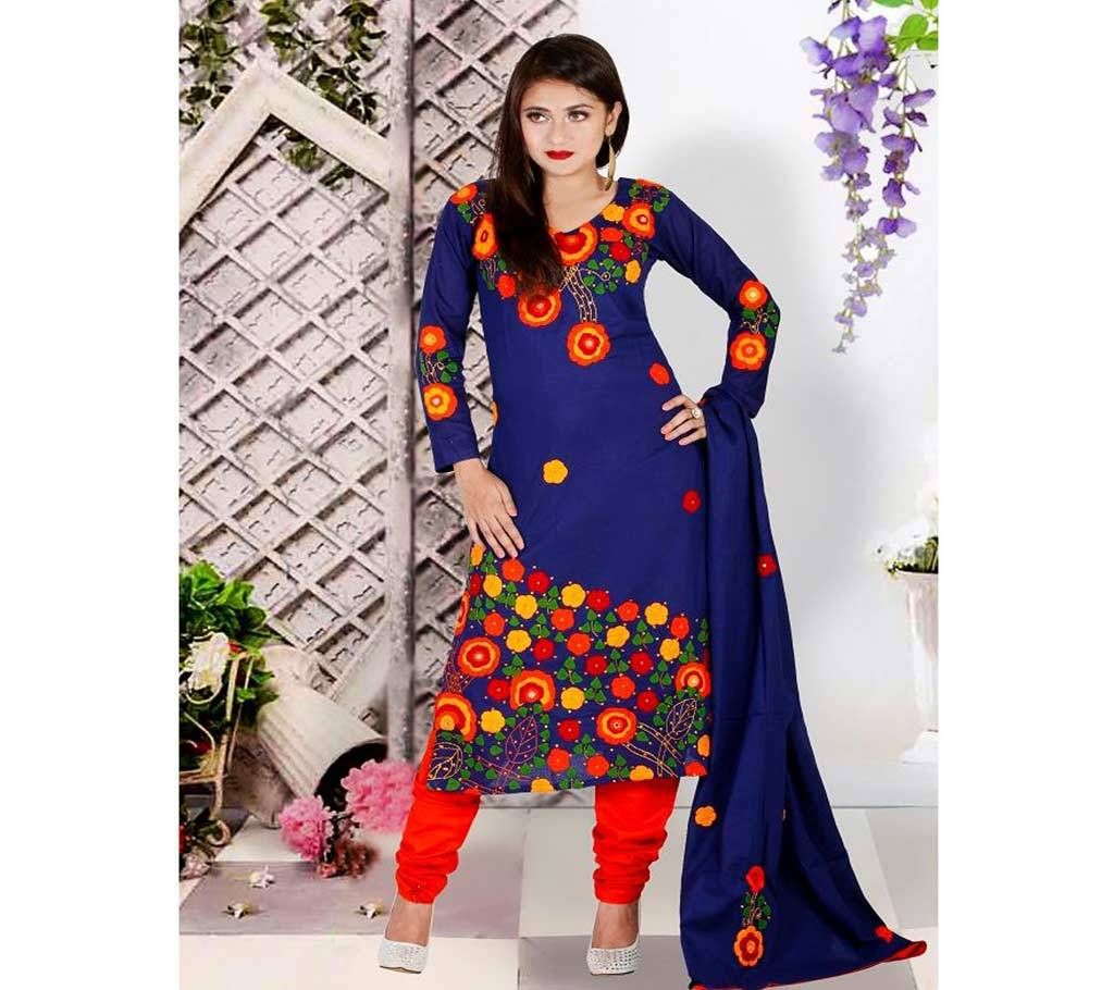 Unstitched Cotton Eplic Three Piece 