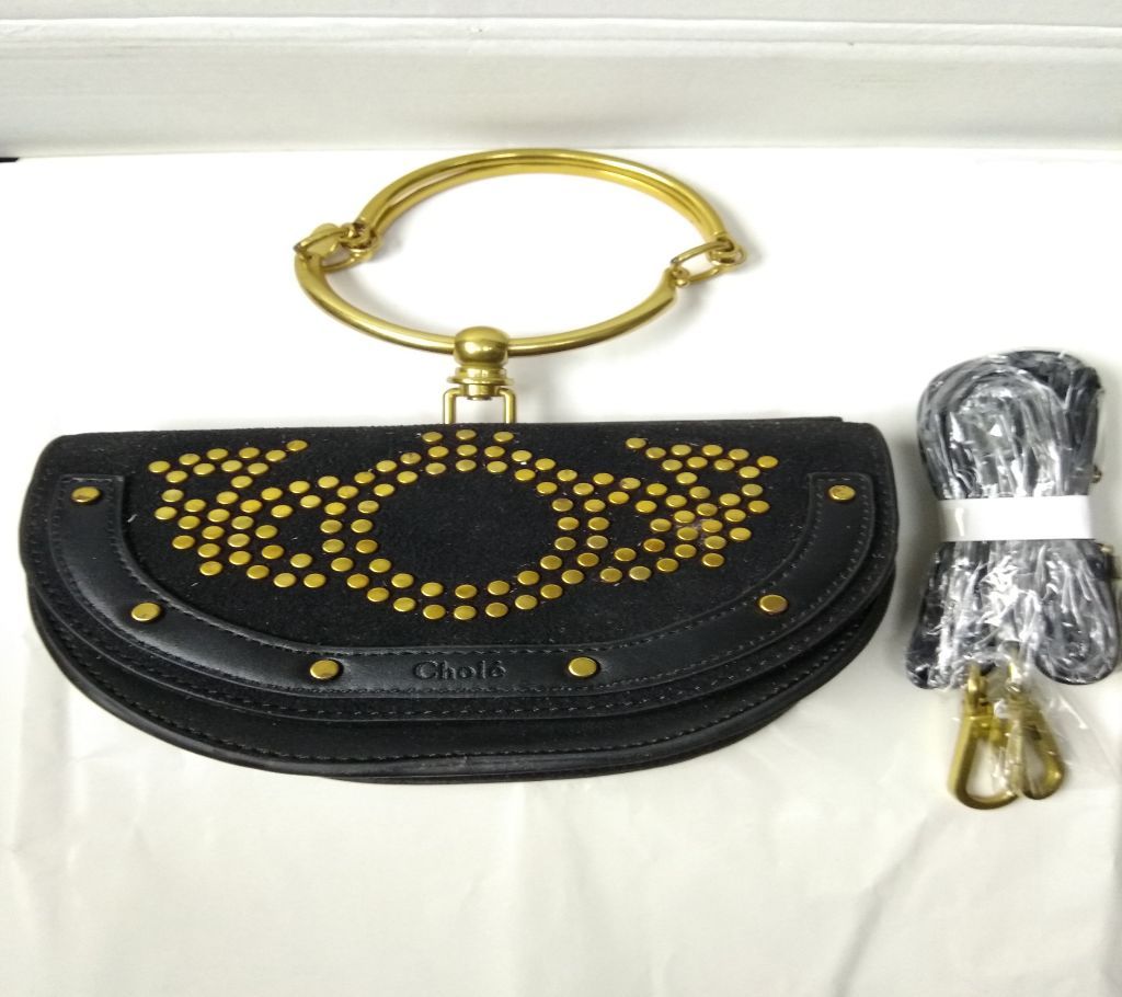 Stainless Design Artificial Leather Side Bag For Women
